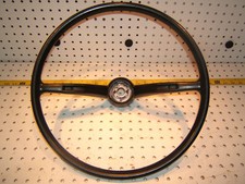 Volkswagen 1967 Old Beetle Front Plastic Black Steering Genuine Vw Oem 1 Wheel