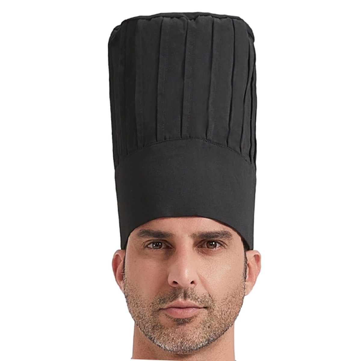 Chef Tall Hat Unisex Adjustable Elastic Baker Women Men Kitchen Cooking 