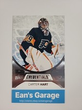Carter Hart Philadelphia Flyers Upper Deck Credentials NHL 2022 #25 Mint