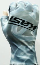 Kast Extreme Fishing Gear Inferno Sun Gloves Size Medium Blue/Grey NWT in OP