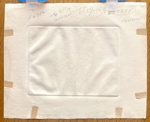 ? H ? Phillips Original Pencil signed Etching ? Jewish Immigrants ? Dated '17 - Picture 6 of 6