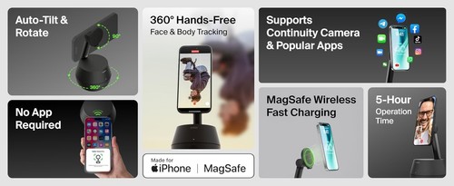 Belkin 360 Auto Tracking Charger MagSafe Dock Apple iPhone 13/14/15/16 MS RP 159 - 第 8/17 張圖片