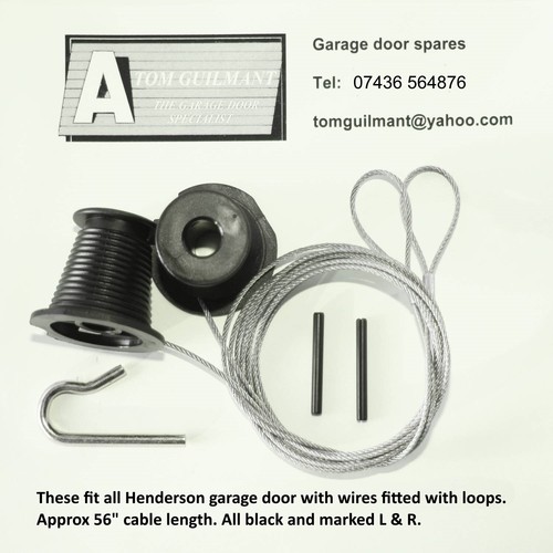Henderson garage door cones & cables cone cable set Merlin Regent