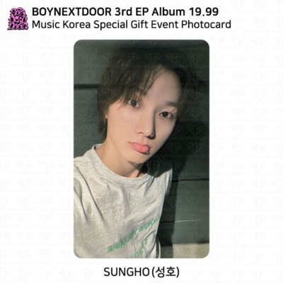 BOYNEXTDOOR 3rd EP Album 19.99 Music Korea Special Gift Event