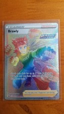 BRAWLY 212/198 Chilling Reign Rainbow Secret Rare Holo-Mint Pack/Sleeved on eBay