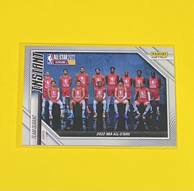 2021-22 Panini Instant Team Photo 2022 NBA ALL-STARS 1/381 SP Team Durant #1