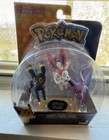 Umbreon, Sylveon & Espeon Pokemon Figure 3 pack Sealed New Tomy