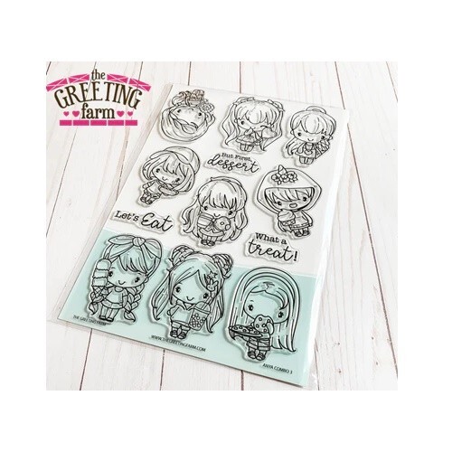 ANYA COMBO 3 KIT-The Greeting Farm Clear Photopolymer Stamp-Stamping Craft