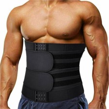 Sweat Waist Trimmer for Men Sport Shaper Sauna Belt Band Fat Burner Weight Loss