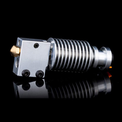All Metal V6 Volcano Hotend,Volcano Heater Block,Brass Nozzle 0.4Mm,Titanium All