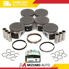 Pistons W Rings Fit 04-07 Chrysler 300 Pacifica Dodge Charger Magnum 3.5l