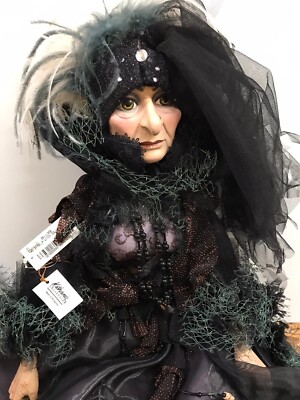 Katherine's Collection Zitella 32'' Halloween Hexe Puppe (Harrods Exclusive) selten