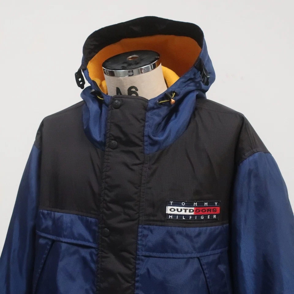 Chaqueta Parka Expedición Exterior Tommy Hilfiger Años 90 De Colección Talla L Con Capucha Foto 2 de 4