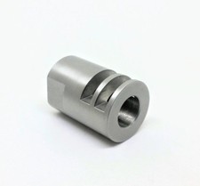 Muzzle Brake Stainless Steel for .40/10mm/Glock / Pistol 9/16-24 W/Crush Washer