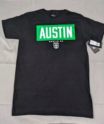 MLS Austin FC Shirt Mens Small Black Stadium Essentials NWT $35 MSRP