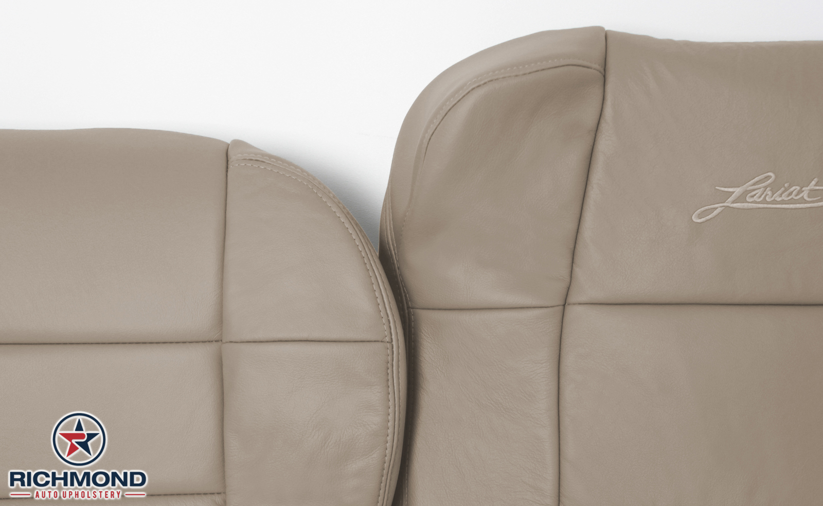 2002 Ford F150 Lariat SuperCrew Driver Side Complete Leather Seat Covers Tan eBay