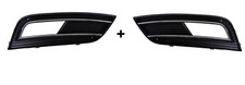 AUDI A4/S4 B8 11- 2 GRIGLIA PARAURTI ANTERIORE SX DX CORNICE FENDINEBBIA CROMATO