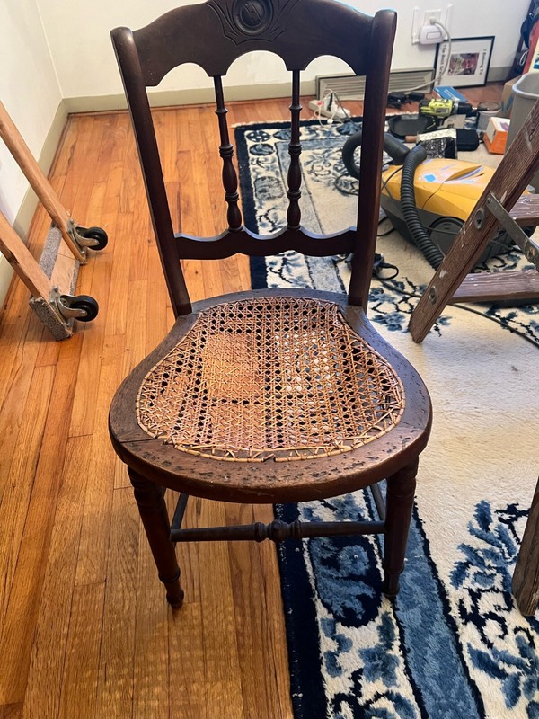 Antique Chair needs to be re-caned