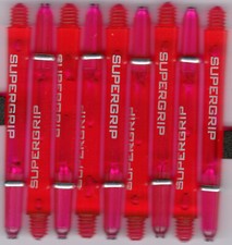 2in. 2ba HOT PINK HARROWS SUPERGRIP Dart Shafts  Springs: 1 set of 3