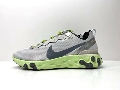 nike react element 55 grey green