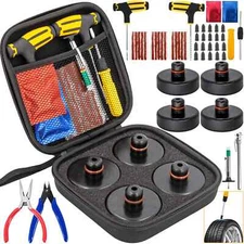 4Pcs Rubber Floor Lifting Jack Pad Axle Stand Adapter Pucks Tool Chassis 