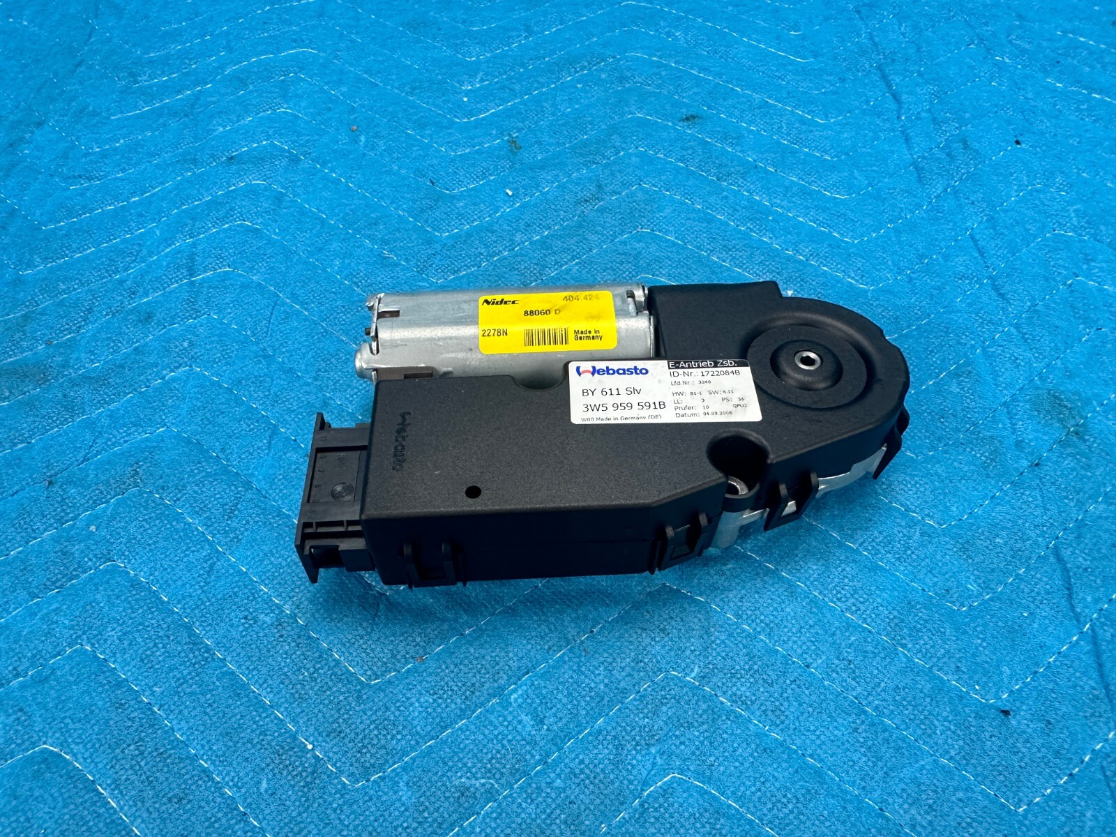 Bentley Continental Flying Spur Roof Sunroof Motor 29k 3W5959591B 2006-2012 OEM