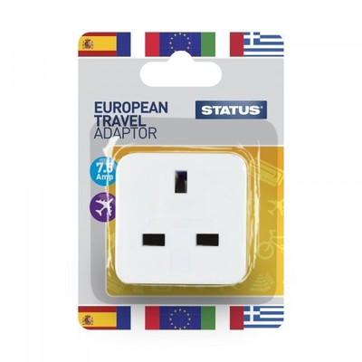 2m S4w2minds1pk4 Status 4 Way Switched Extension Socket White