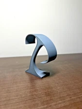 Matte Grey Plastic Watch Stand | Curved Display Stand/Holder | Watch & Bracelet