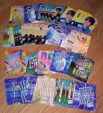 Justin Bieber Random Sticker Lot - YOU GET 6 STICKERS FROM THE SET !! 