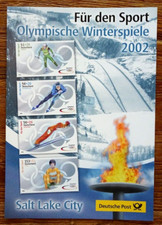 Lot N° 2237 - 2240 Sport D’Hiver sur Feuille Souvenir 2 / 2002 Oblitéré
