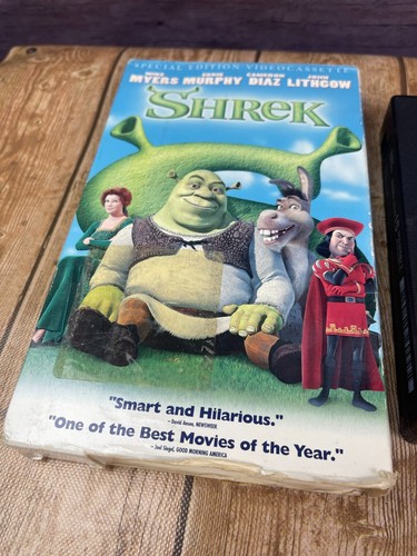 Shrek VHS 2001 movie Mike Myers Eddie Murphy Cameron Diaz - Picture 2 of 4