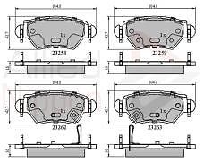 Brake Pad Rear Axle To Fit Chevrolet Astra 98->11, Corsa 94->02, Zafira 01->12, - Picture 1 of 1