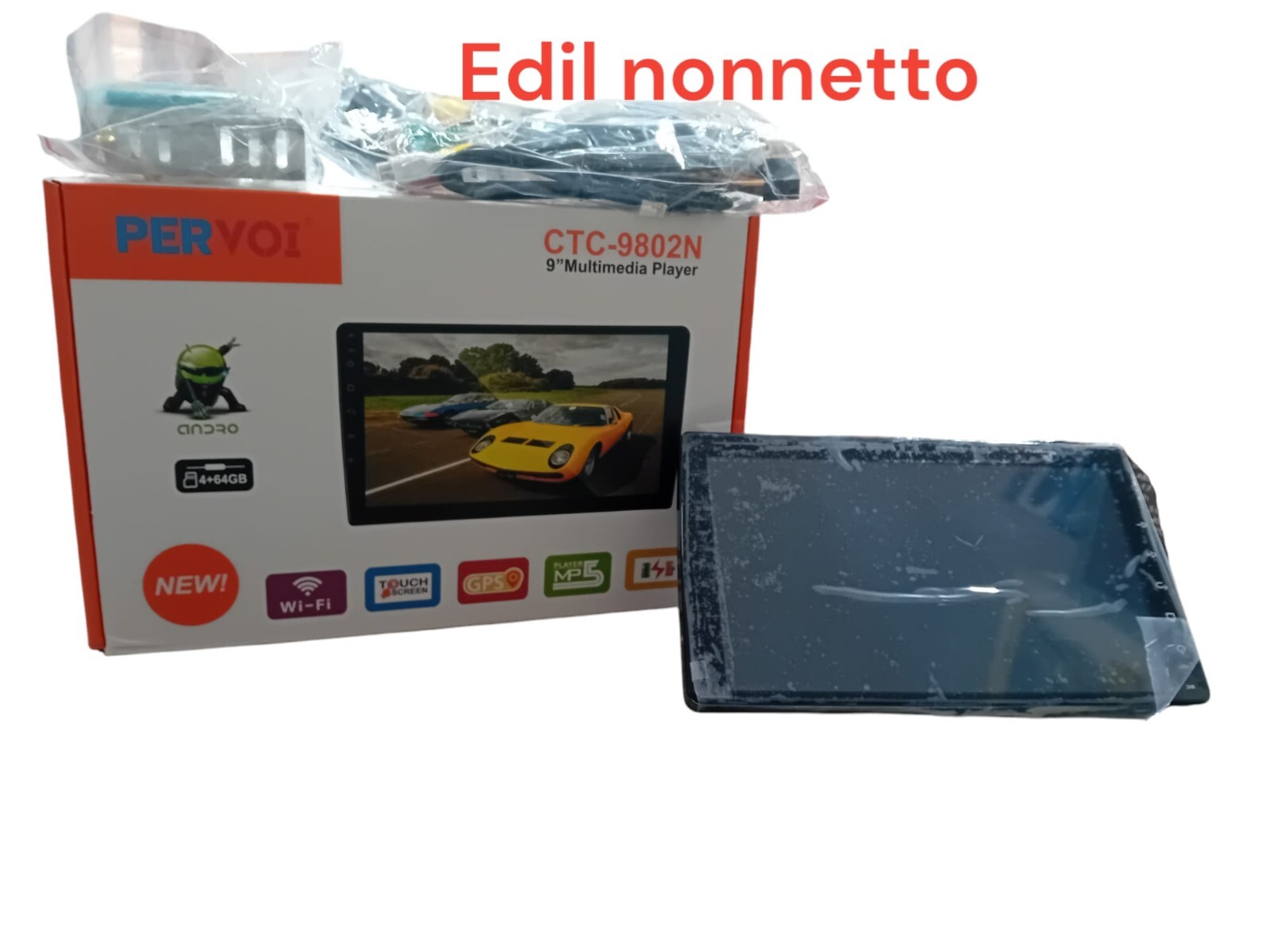 Offerta Autoradio Android 9 Pollici 4GB 64GB 2DIN Stereo GPS WiFi