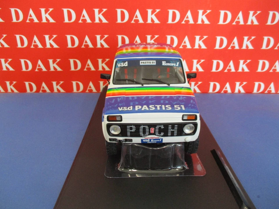 Die cast 1/18 Modellino Auto Lada Niva Rally Paris Dakar 1984 J-P. Jabouille - Immagine 3 di 4