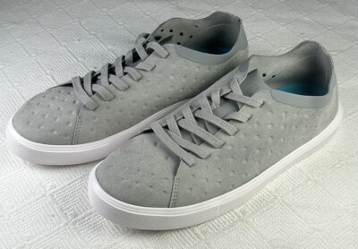Native Size 7.5 Monaco Low Top Gray White Sneaker Shoes Lace Up **Nice Clean**