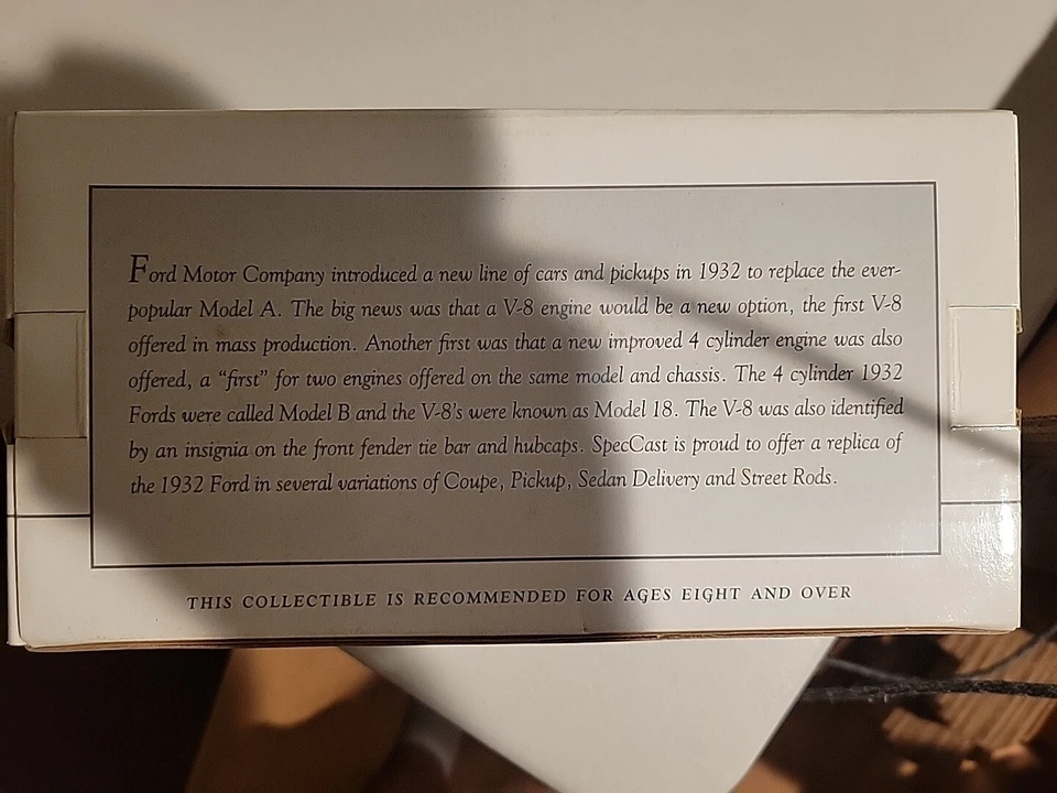 Ford Amroc Tanker Speccast 1932 réplica de coleccionista fundido a presión escala 1:25 2004 con caja Foto 3 de 4