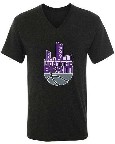 HERREN V-AUSSCHNITT Sacramento Kings Light The Beam Shirt - Bild 1 von 2