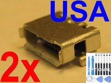 2x Lot of Micro USB Charging Port Sync for Dell Venue 8 Pro T01D 32GB Tablet USA