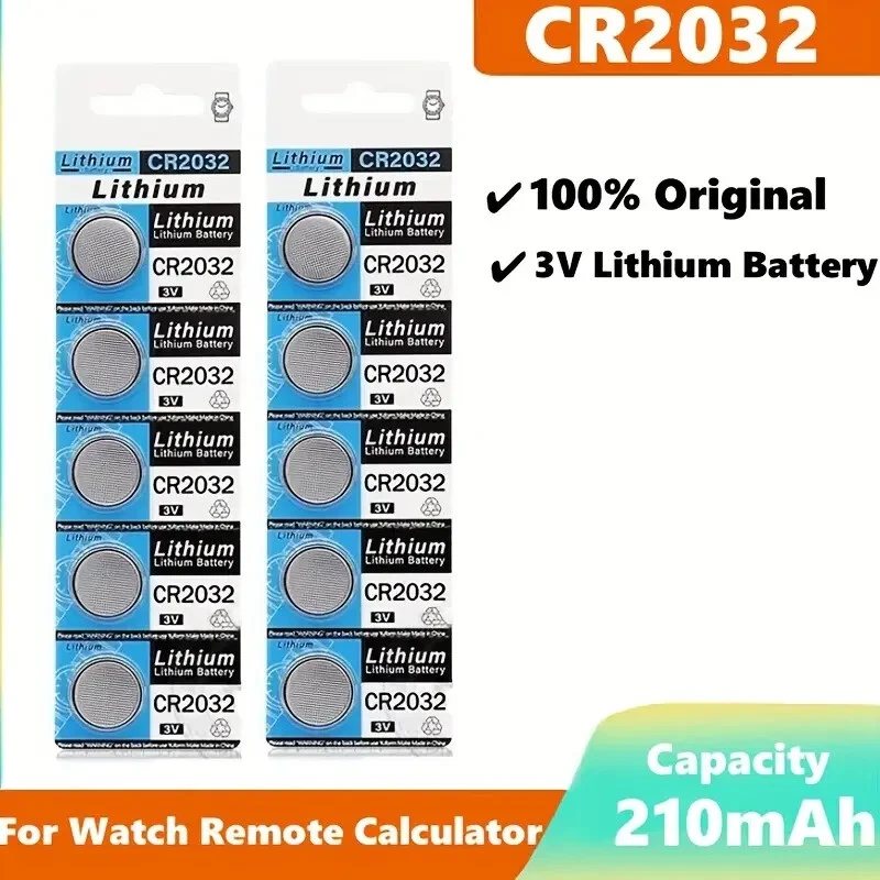 20 BATTERIE A BOTTONE CR2032 LITIO 3 V PILE 20 Pezzi Blisterate CR 2032 EUR 8,42 - IT - Foto 5