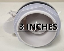 3-inch Flapper Valve Assembly For 2-Piece Toilet, with Gasket and Nylon Bolts