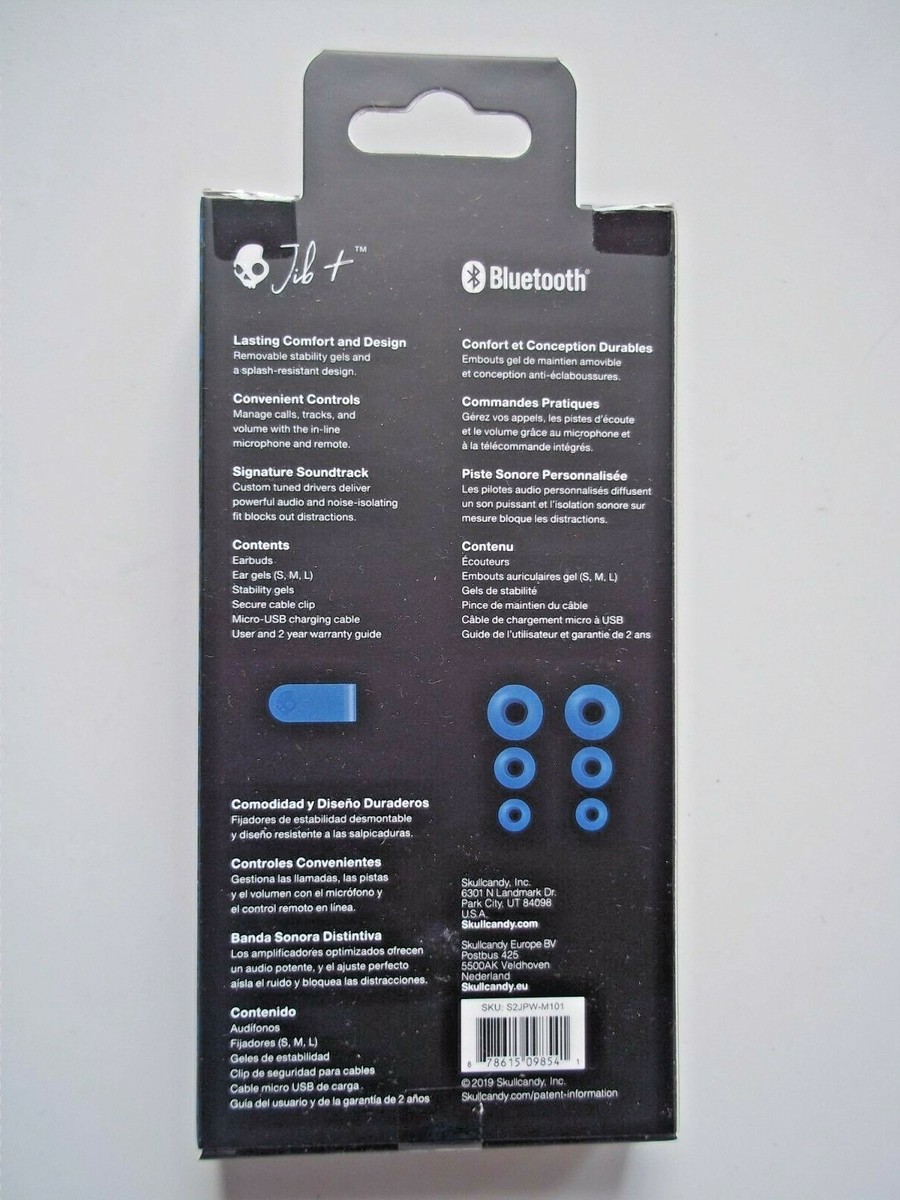 Blue SKULLCANDY Jib + Wireless Simplicity Earbuds Bluetooth