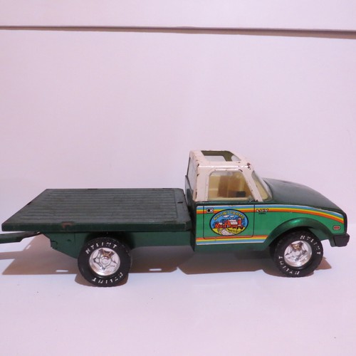 Nylint LUV Diesel Farm Set Stake Box Truck & 2 Wheel Trailer made USA NY-LUV-G - Picture 2 of 13