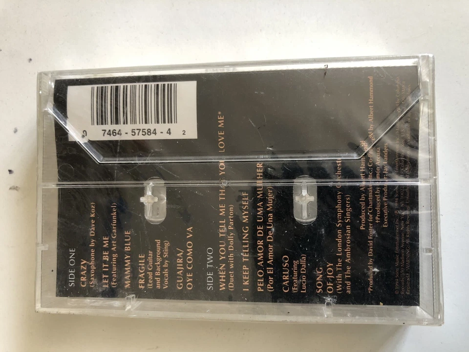  Julio Iglesias Crazy Cassette Tape Vintage Sony Music 1994 New Plastic Sealed - Image 2 of 4