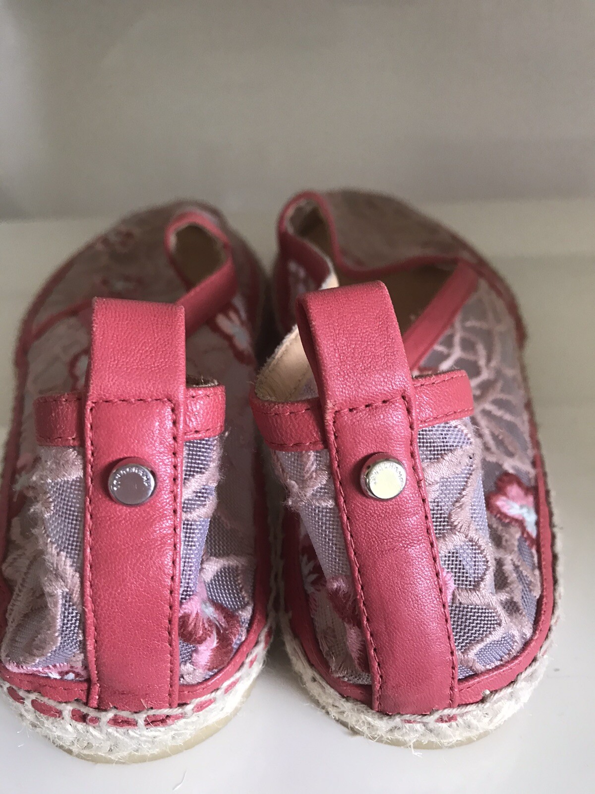 D13 NEW 330 Winen’s Sz 39M Longchamp Roseau Fleuri Mesh Slip On