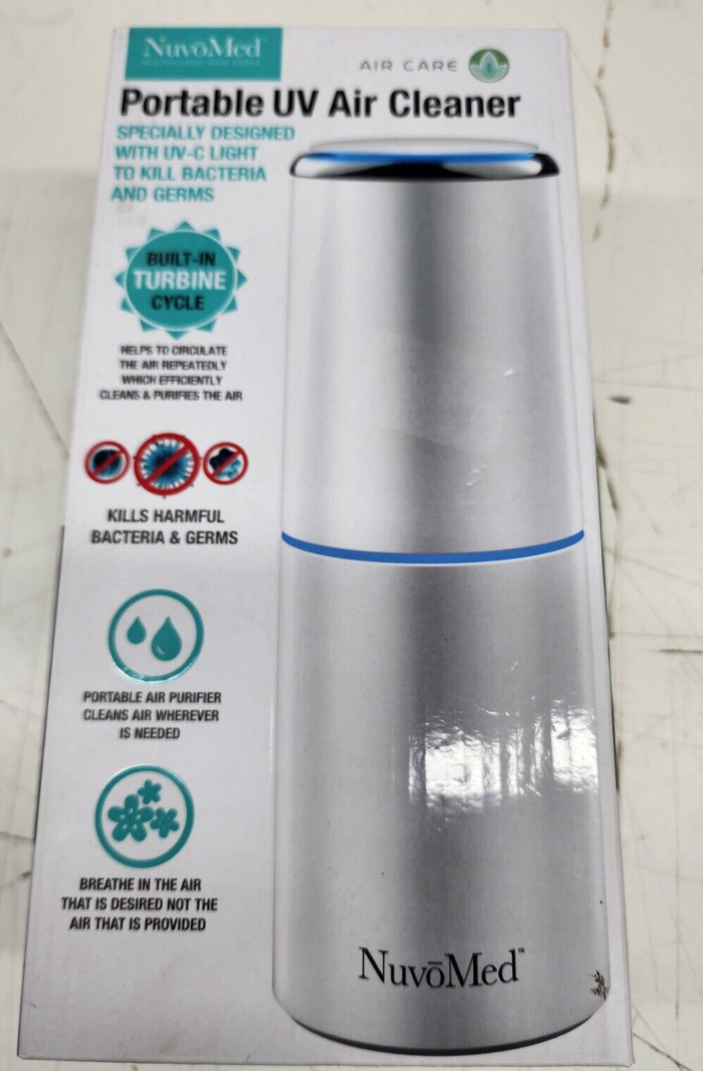 NuvoMed 378192 Portable Air Purifier With HEPA Filter, 48 OFF