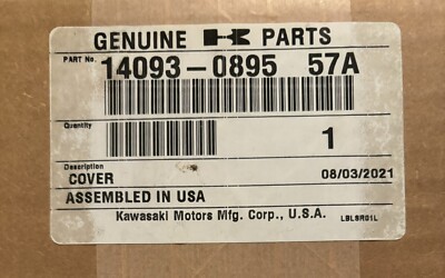 Kawasaki 2020 Jet Cover FR Hatch C L Gr 14093-0895-57a OEM for  