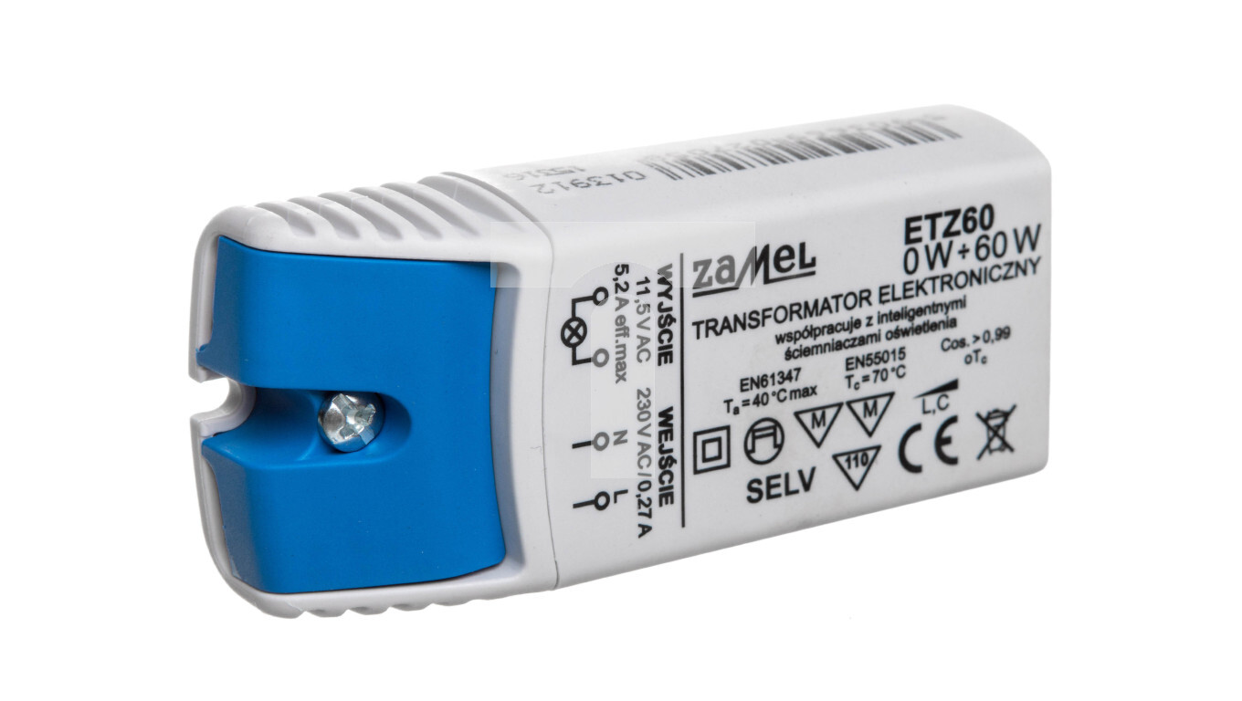 Electronic transformer 230/11.5V 0-60W ETZ60 LDX10000042 /T2UK