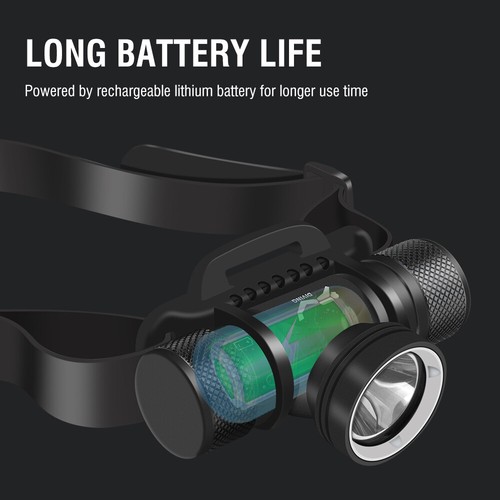 90000 Lumens Scuba Diving Headlamp Rechargeable Head Light Torch Underwater 60M - Picture 10 of 13