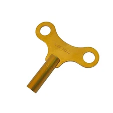 Brass Replacement Clock Key For Key Wind Clocks Size 15 / 6.0 mm  - Clock Parts