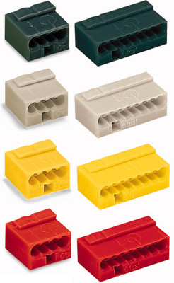 WAGO Micro Dosenklemme Steckverbinder Verbindung Steckklemme Mikro Verbinder